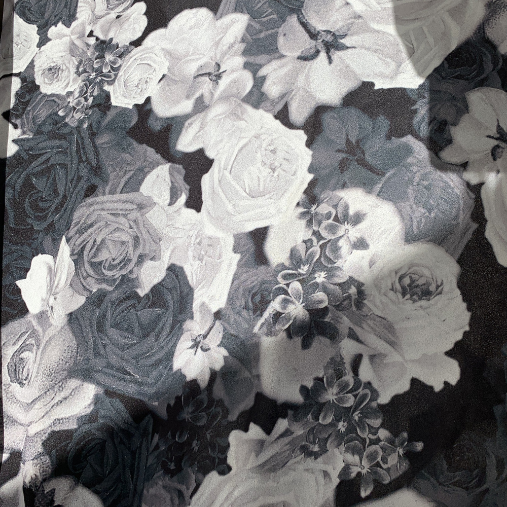 PAMELLA ROLAND Halter Rose Print Gown - Picture 2 of 7